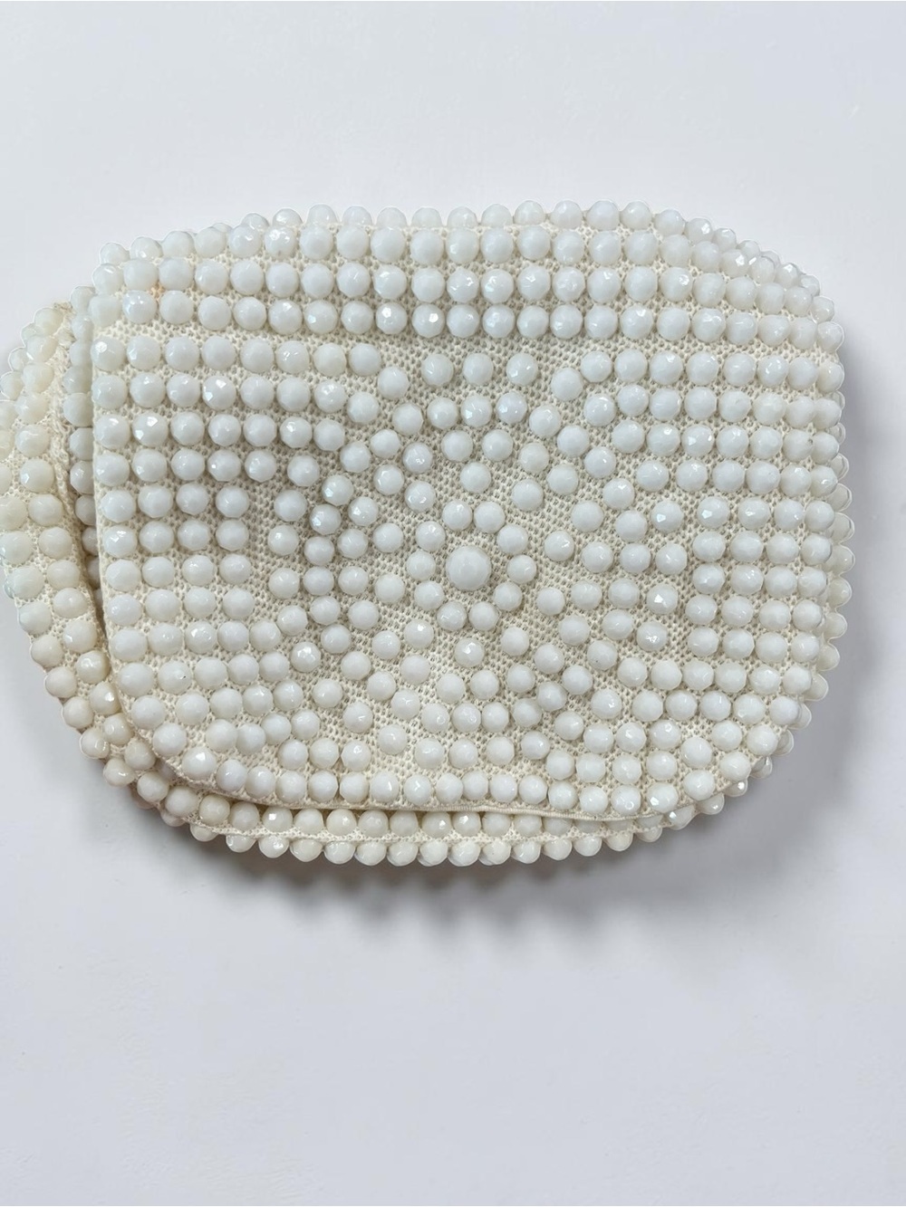 Beaded white wedding handmade vintage 50’s Hong Kong - Picture 5 of 5
